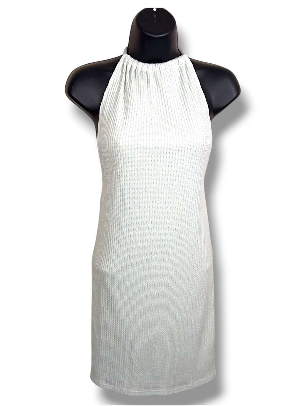 Small Forever 21 Mint Green Sleeveless Mini Halter Dress Stretch Lined Pastel